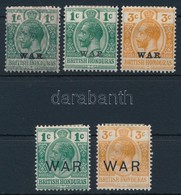 * Brit Honduras 1917 Mi 79-83 - Other & Unclassified