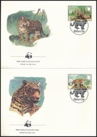 1983 WWF: Jaguár Sor 4 Db FDC-n Mi 719-722 - Autres & Non Classés