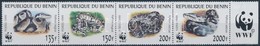 ** 1999 WWF: Pitonfélék Sor ívszéli Négyescsíkban Mi 1159-1162 - Other & Unclassified