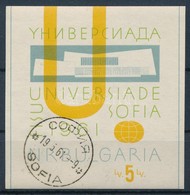 O 1961 Universiade Sportverseny Blokk Mi 8 - Autres & Non Classés