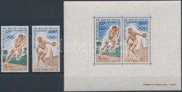 ** 1972 Müncheni Nyári Olimpia Sor Mi 365-366 + Blokk Mi 5 - Altri & Non Classificati