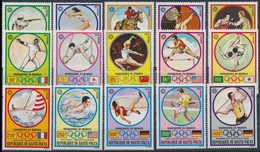 ** 1972 Olimpiai Aranyérmesek Sor Mi 387-401 - Andere & Zonder Classificatie