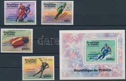 ** 1976 Téli Olimpia Sor Mi 731-734 + Blokk Mi 63 - Andere & Zonder Classificatie