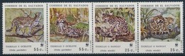 ** 1968 WWF: Kistestű Nagy Macskák Négyescsík Mi 1734-1737 - Altri & Non Classificati