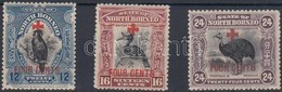 ** 1918 Vöröskereszt, Madarak 3é Mi 187-189 - Autres & Non Classés