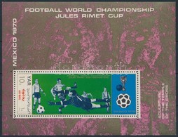 ** 1970 Futball Világbajnokság (VIII.) Blokk Mi 133 - Andere & Zonder Classificatie