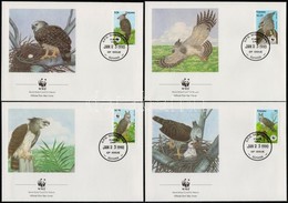 1990 WWF: Hárpia Sor 4 FDC-n Mi 3077-3080 - Autres & Non Classés