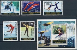 ** 1976 Téli Olimpia, Innsbruck Sor Mi 417-421 + Blokk 11 - Other & Unclassified