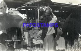 87266 PARAGUAY ASUNCION COSTUMES MERCADO MARKET SELLER WITH BASKET POSTAL POSTCARD - Paraguay