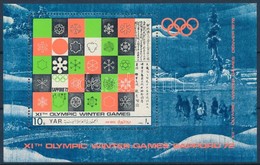 ** 1971 Téli Olimpiai Játékok, Sapporo (V.) Kisív Mi 1353-1359 + Blokk 161 - Autres & Non Classés