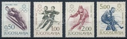 ** 1968 Téli Olimpia: Grenoble Sor Mi 1262-1265 - Andere & Zonder Classificatie