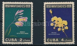 ** 1958 Karácsony: Orchidea Sor Mi 613-614 - Andere & Zonder Classificatie