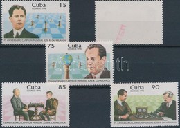 ** 1996 Sakkmester J. R. Capablanca Sor Mi 3954-3958 MINTA - Other & Unclassified