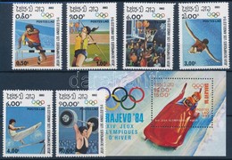 ** 1983 Nyári Olimpia Sor Mi 618-623 + Blokk Mi 92 - Andere & Zonder Classificatie