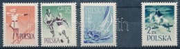 ** 1959 Sport Or Mi 1086-1089 (Mi 1089 Eltolódott Kék Színnyomat) - Altri & Non Classificati