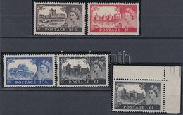 ** 1955/1958 Forgalmi: Várak Sor / Definitive Set Mi 278 I-281 I + 281 II - Other & Unclassified