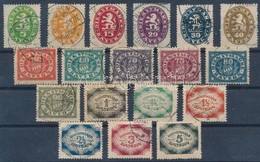 * O 1920 Hivatalos Sor Mi 44-61 (Mi EUR 725,-) - Autres & Non Classés