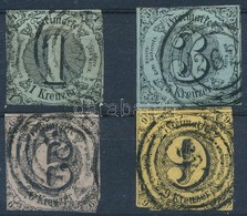 O 1852 Mi 7-10 (Mi EUR 75,-) - Andere & Zonder Classificatie