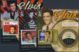 ** 2012 Elvis Presley 3 Klf Blokk Mi 263-265 - Altri & Non Classificati