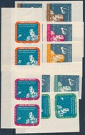 ** 1961 Alan B. Shepard Az 1. Amerikai űrhajós 2 Vágott Sor Mi 979-985 ívsarki Párokban - Other & Unclassified