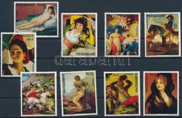** 1978 Goya Festmények Sor Mi 3039-3047 - Andere & Zonder Classificatie