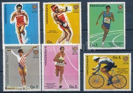 ** 1986 Nyári Olimpia Sor Mi 4047-4052 + Kisív 4053 - Andere & Zonder Classificatie