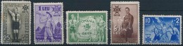 * 1935 Cserkész Sor Mi 484-488 - Andere & Zonder Classificatie