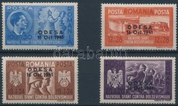 * 1941 Odessza Elfoglalása Sor Mi 712-715 - Andere & Zonder Classificatie