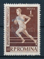 ** 1959 Balkáni Sportjátékok Bélyeg Ezüst Felülnyomással Mi 1793 - Altri & Non Classificati