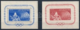 ** 1960 Római Olimpia Blokksor Mi 46-47 - Other & Unclassified