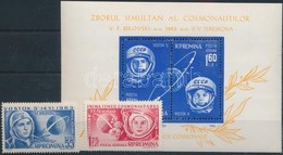 ** 1963 Csoportos űrrepülés Sor Mi 2171-2172 + Blokk Mi 54 - Autres & Non Classés