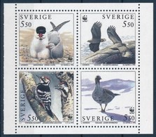 ** 1994 WWF: Madarak Bélyegfüzetlap H-Bl. 224 + Sor 4 Db FDC-n Mi 1847-1850 - Altri & Non Classificati