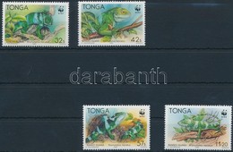 ** 1990 WWF: Szalagos Leguán Sor Mi 1140-1143 - Other & Unclassified