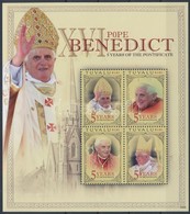 ** 2009 XVI. Benedek Pápa Kisív Mi 1559-1562 - Altri & Non Classificati