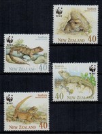 ** 1991 WWF Gyíkok Sor + A Sor 4 FDC-n Mi 1160-1163 - Other & Unclassified