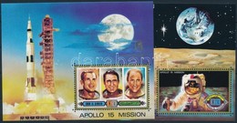 ** 1972 Űrkutatás: Apolló Blokksor Mi 41-42 - Andere & Zonder Classificatie