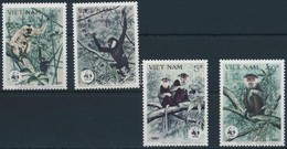 ** 1987 WWF: Bóbitás Gibbon Sor Mi 1827-1830 - Altri & Non Classificati