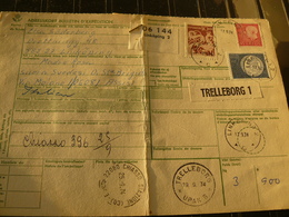 1974..BEAUTIFULS POSTAGESTAMPS OF SVERIGE ON POSTAL DOCUMENT TO ITALY..//..BEI FRANCOBOLLI SVEDESI X ITALIA - Other & Unclassified