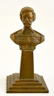 Petőfi Sándor Bronz Mellszobra. 15 Cm - Autres & Non Classés