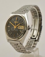 Seiko Karóra 17 Köves, Automata Szerkezettel, Naptárral. Működő Szerkezettel. Fém Szíjjal /  Automatic Watch - Other & Unclassified