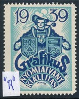 1939 Grafikus Nyomtatvány Kiállítás Levélzáró, R! - Unclassified