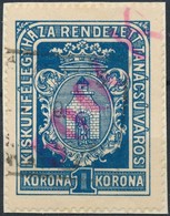 1924 Kiskunfélegyháza R.T.V. 19 Sz. Okirati Illetékbélyeg (20.000) - Non Classés