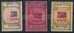 1923 Kaposvár 3 Klf Füzetbélyeg, A13. Sz. értékeltolódással és 3 Vágott Oldallal (10.640) - Non Classificati