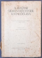 Kaptay Antal: A Magyar Okmánybélyegek Katalógusa (1966) (foltos) - Non Classés