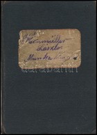 1890-1929 Bp., Rézesztergályos Segéd Munkakönyve, 15 Kr. Okmánybélyeggel, Számos Bejegyzéssel - Non Classés