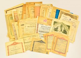Cca 1910 - 1950 Vegyes Biztosítási Okmány Tétel, Különféle Magyar Biztosítóktól, Biztosítási Okmányok, Nyugták, Függelék - Unclassified