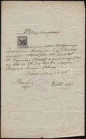 1922 Illetőségi Bizonyítvány Oroszvári Lakos Részére, Okmánybélyeggel - Unclassified
