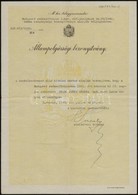 1940 Állampolgársági Bizonyítvány Budapesti Lakos Részére - Non Classés