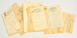 Cca 1946 Orvosi Számlák, Receptek, Kifizetések, Stb., 20 Db - Non Classés