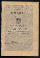 1950 Fényképes Osztrák útlevél, Számos Bejegyzéssel - Non Classés